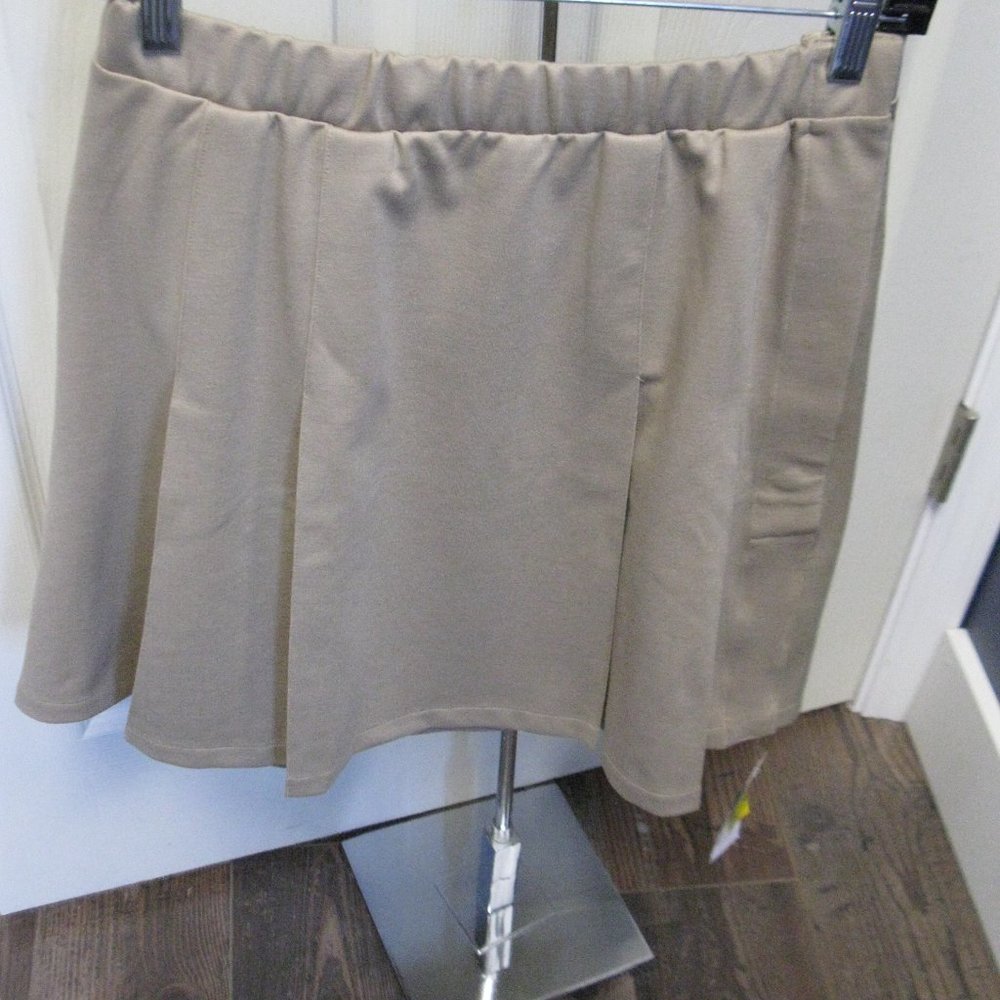 Lands' End Girls School Uniform ADPT Ponte Skirt, UNG6, NWT